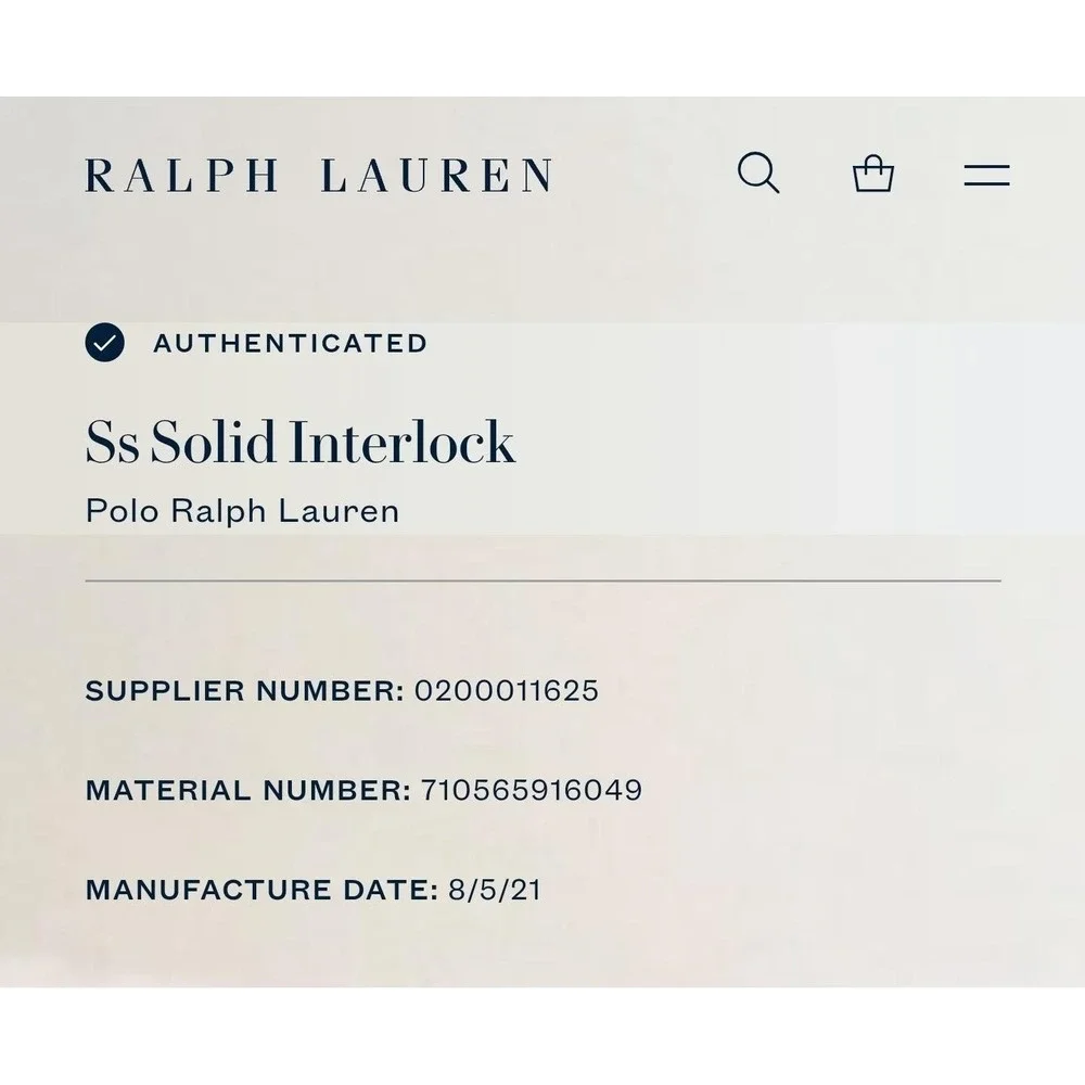 Polo Ralph Lauren Polo Shirt Mens Large Gray‎ Classic Fit Solid Interlock Cotton